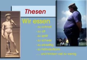 Ernährung und Krankheit ► Die Abnehm-Akademie Weiden thesen