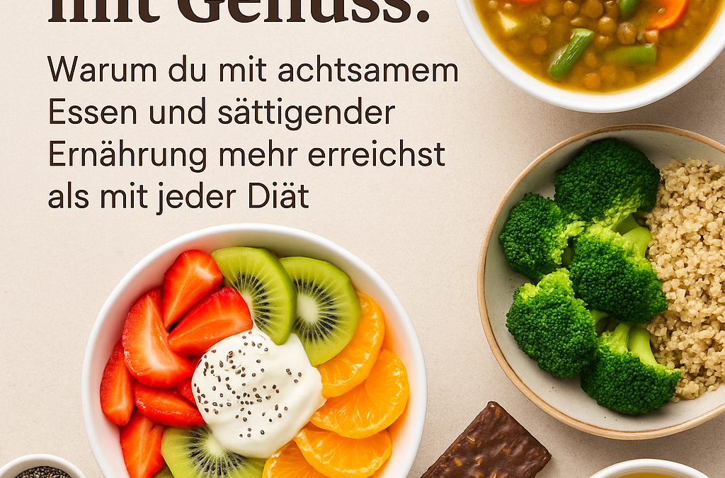 Genussvoll abnehmen statt hungern: Warum die Volumetrics-Methode und achtsames Essen auf Dauer besser funktionieren als klassische Diäten