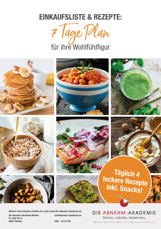 Einkaufs Checkliste 7 Tage Plan